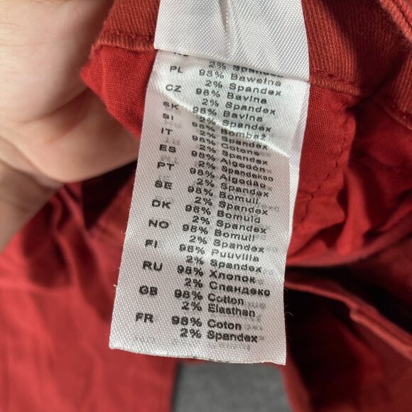 NWT Pride Bunny Pants Mens 36 Clay Red Rainbow Lining - Picture 5 of 13